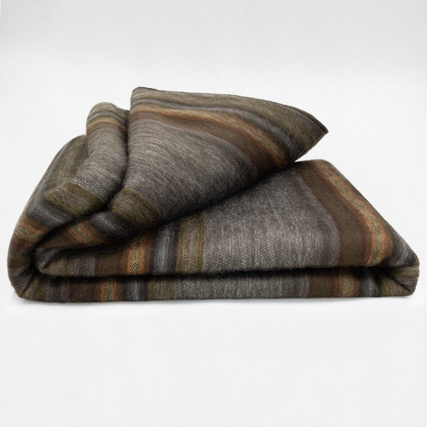 Smokewood | Alpaca Wool Blanket | 240cm x 170cm