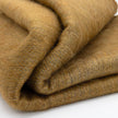 Chilintomo - Double Density Baby Alpaca Wool Throw Blanket / Sofa Cover - Queen 94 x 65 - camel gold