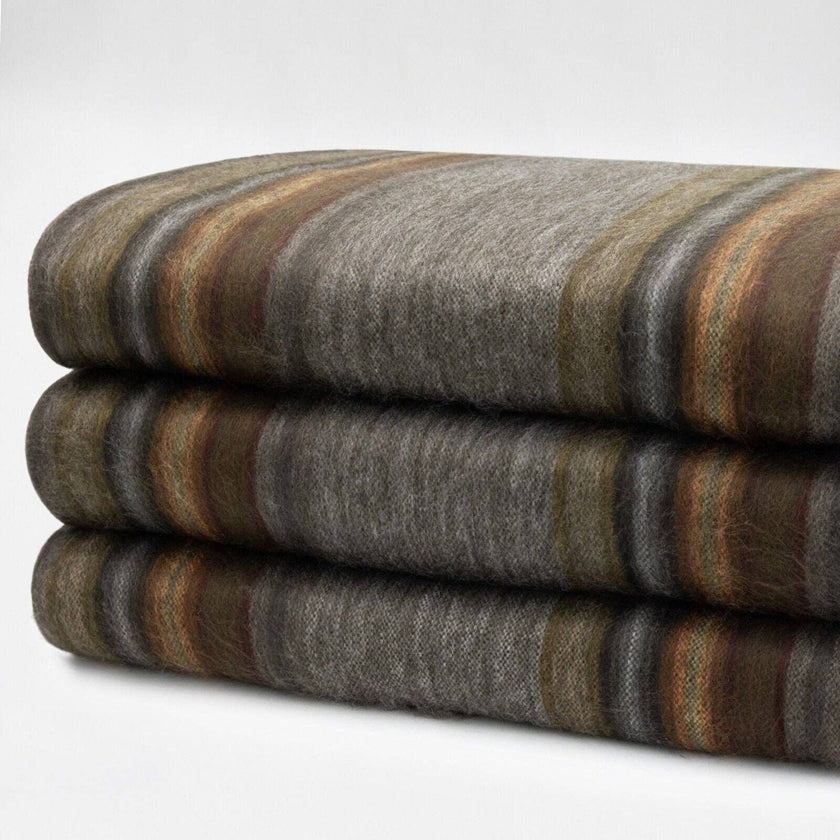 Smokewood | Alpaca Wool Blanket | 240cm x 170cm