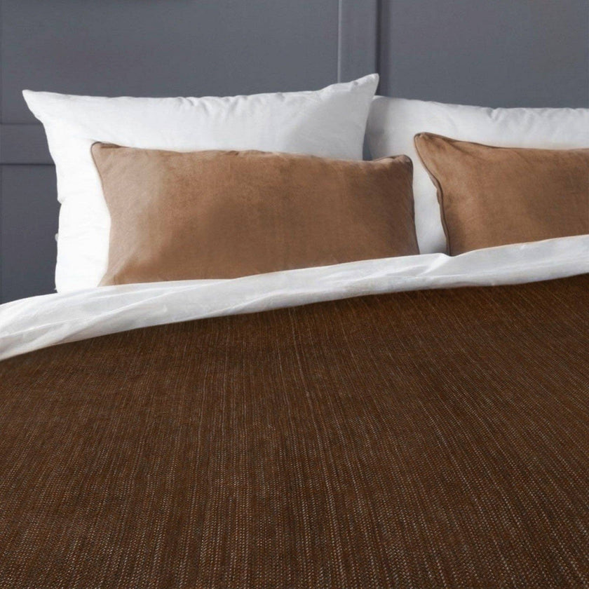 Mulalo - Double Density Baby Alpaca Wool Throw Blanket / Sofa Cover - Queen 95 x 65 - Earth Brown