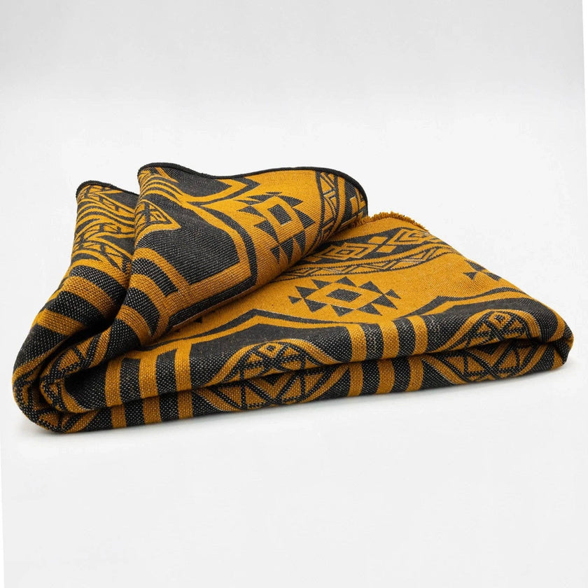 Ochre Ridge | Llama Wool Blanket | 240cm x 200cm