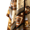 Desert Oak - Baby Alpaca Blanket - Thick Extra Large Reversible - Aztec Southwest Pattern Brown