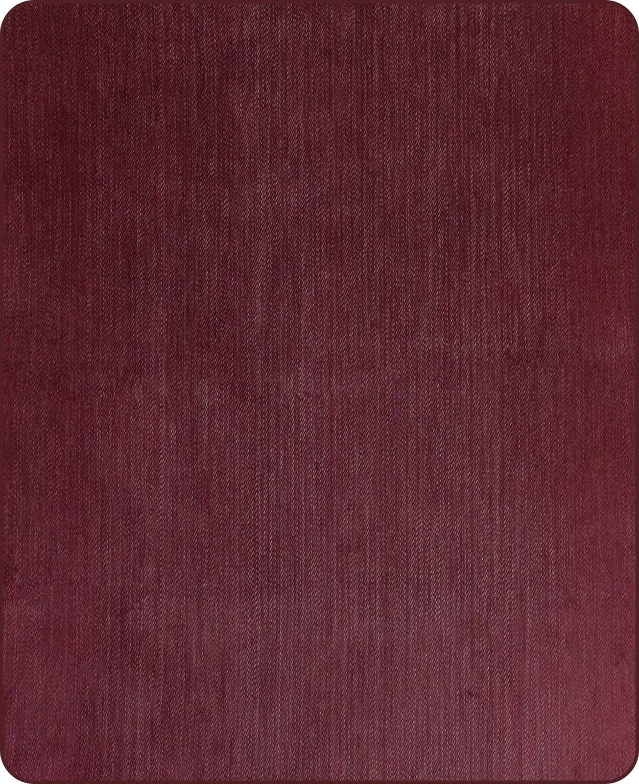 Totoracocha - Double Density Baby Alpaca Wool Throw Blanket / Sofa Cover - Queen 95 x 65 - Burgundy Wine