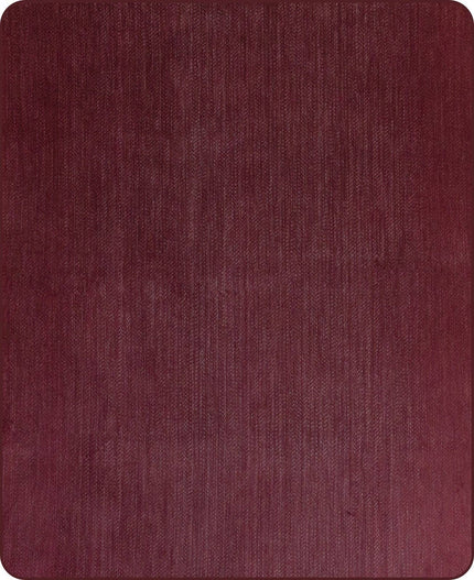 Totoracocha - Double Density Baby Alpaca Wool Throw Blanket / Sofa Cover - Queen 95 x 65 - Burgundy Wine