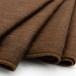 Mulalo - Double Density Baby Alpaca Wool Throw Blanket / Sofa Cover - Queen 95 x 65 - Earth Brown