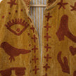 Suzani Embroidered Gold Velvet Jacket — Handmade Boho Statem