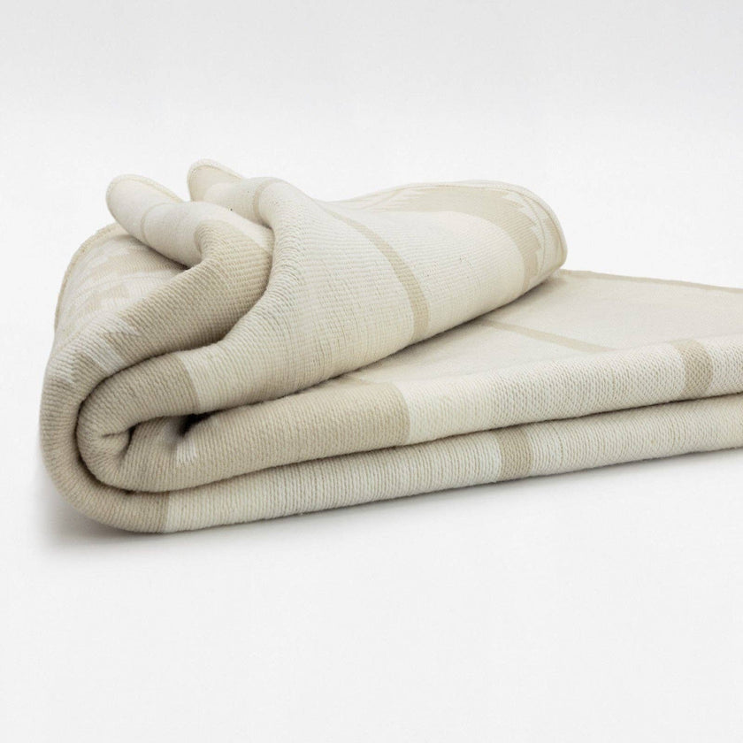 Sandstone | Llama Wool Blanket | 250cm x 200cm
