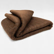 Mulalo - Double Density Baby Alpaca Wool Throw Blanket / Sofa Cover - Queen 95 x 65 - Earth Brown