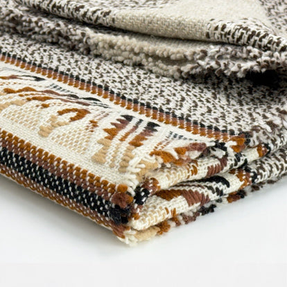 Oatstone | Llama Wool Throw Blanet | 188cm x 120cm