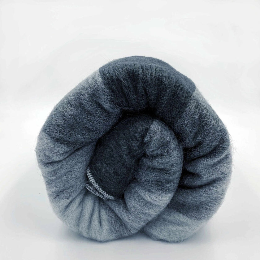 Slate Storm | Alpaca Wool Blanket | 230cm x 165cm
