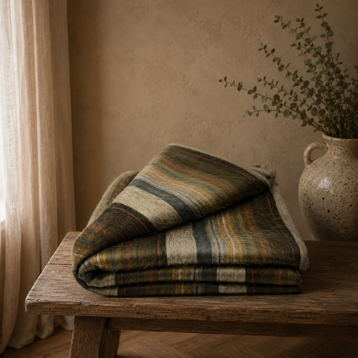 Ironbark | Alpaca Wool Blanket | 230cm x 160cm
