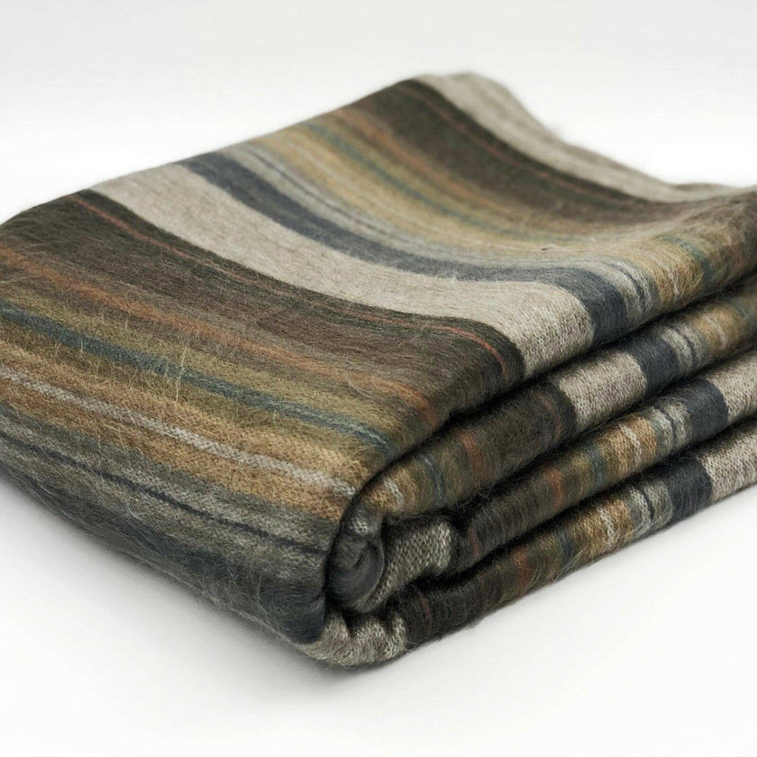 Ironbark | Alpaca Wool Blanket | 230cm x 160cm