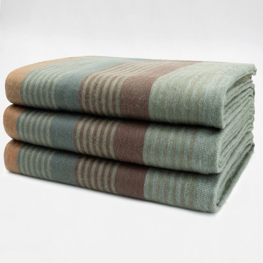 Mossvale | Alpaca Wool Blanket | 242cm x 175cm