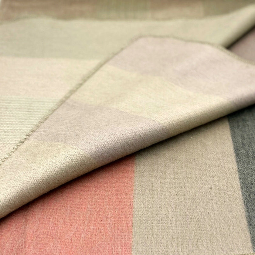 Pink Salt | Alpaca Wool Blanket | 250cm x 170cm