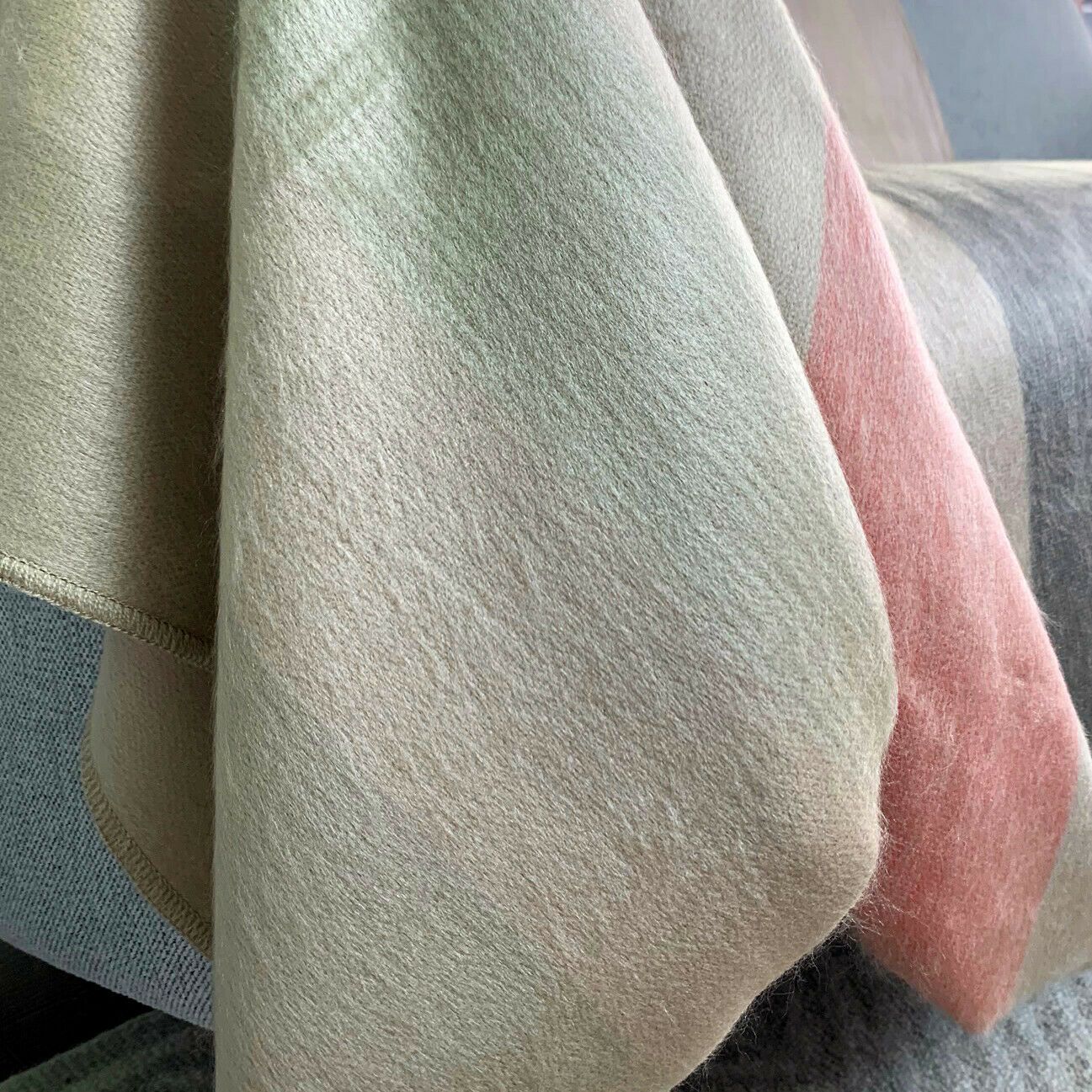 Pink Salt | Alpaca Wool Blanket | 250cm x 170cm