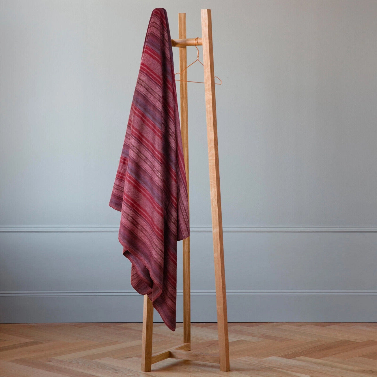 Mulberry Ash | Alpaca Wool Blanket | 245cm x 170cm