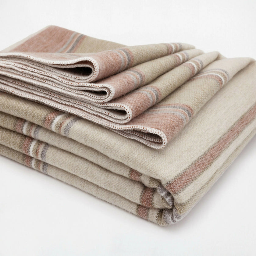 Dustrose | Alpaca Wool Blanket | 240cm x 168cm