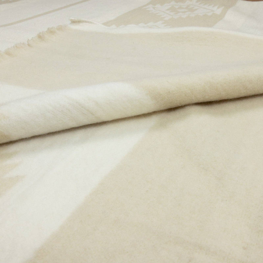 Sandstone | Llama Wool Blanket | 250cm x 200cm