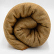 Chilintomo - Double Density Baby Alpaca Wool Throw Blanket / Sofa Cover - Queen 94 x 65 - camel gold