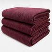 Totoracocha - Double Density Baby Alpaca Wool Throw Blanket / Sofa Cover - Queen 95 x 65 - Burgundy Wine