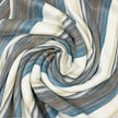 Chuquipogyo - Baby Alpaca Wool Throw Blanket / Sofa Cover - Queen/Queen PLUS - multi colored thin stripes pattern: Queen