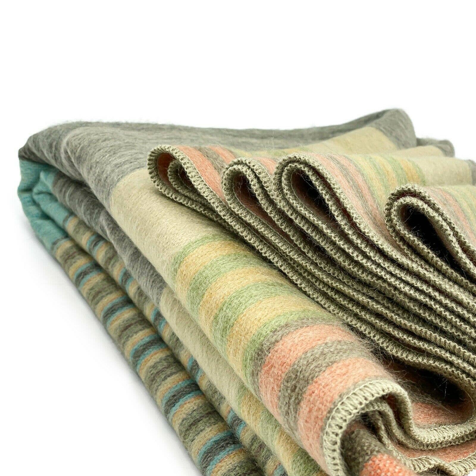 Paperbark - Baby Alpaca Wool Blanket -  242 x 170 cm
