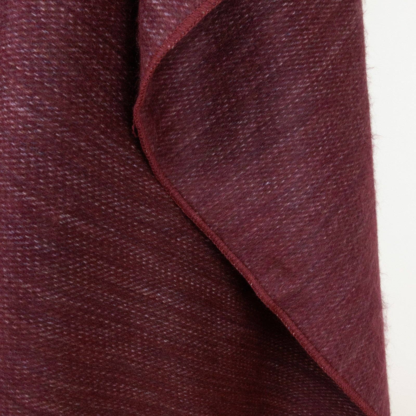 Totoracocha - Double Density Baby Alpaca Wool Throw Blanket / Sofa Cover - Queen 95 x 65 - Burgundy Wine