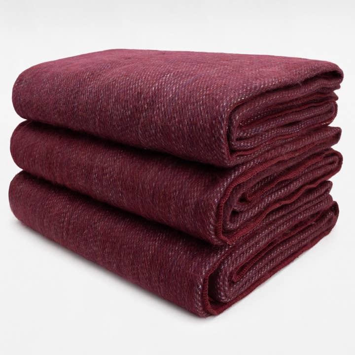 Waratah | Double Density Alpaca Blanket | 240cm x 165cm