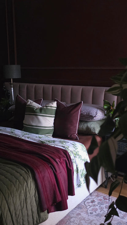 Mulberry Ash | Alpaca Wool Blanket | 245cm x 170cm
